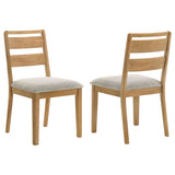 Duncan 71" Trestle Dining Table & 7-Piece Set - Set of 2 Side Chairs