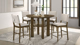 Ottowa 47" Round Counter Height Table & 5-Piece Set - 5pcs- Counter Table + 4 Counter Chairs