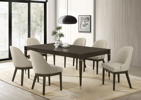 Reseda Extension Dining Table & Sets - 7pcs- Table + 6 Side Chairs