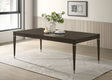 Reseda Extension Dining Table & Sets - Ash Brown with Beige Upholstered Chairs & 4-Door Sideboard – view 1