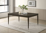 Reseda Extension Dining Table & Sets - Ash Brown with Beige Upholstered Chairs & 4-Door Sideboard – view 7