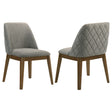 Franklin 50" Round Pedestal Dining Table & Set - Set of 2 Side Chairs