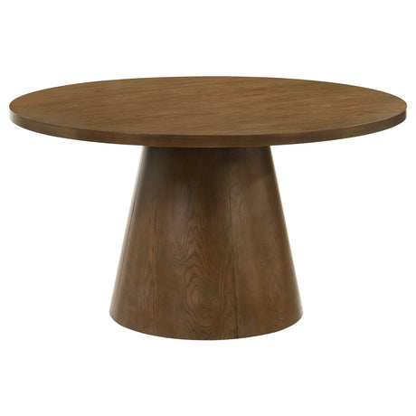 Benford 54" Round Pedestal Dining Table & 5-Piece Set - 54" Round Table Only