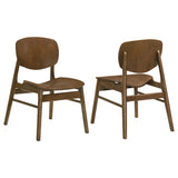 Benford 54" Round Pedestal Dining Table & 5-Piece Set - Set of 2 Side Chairs