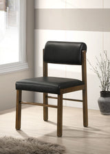 Kehoe Upholstered Dining Side Chairs, Set of 2 - Set of 2 Side Chairs - Walnut