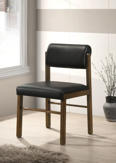 Kehoe Upholstered Dining Side Chairs, Set of 2 - Set of 2 Side Chairs - Walnut