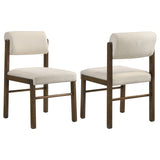 Kehoe Upholstered Dining Side Chairs (Set of 2) - Walnut, Set of 2 Side Chairs