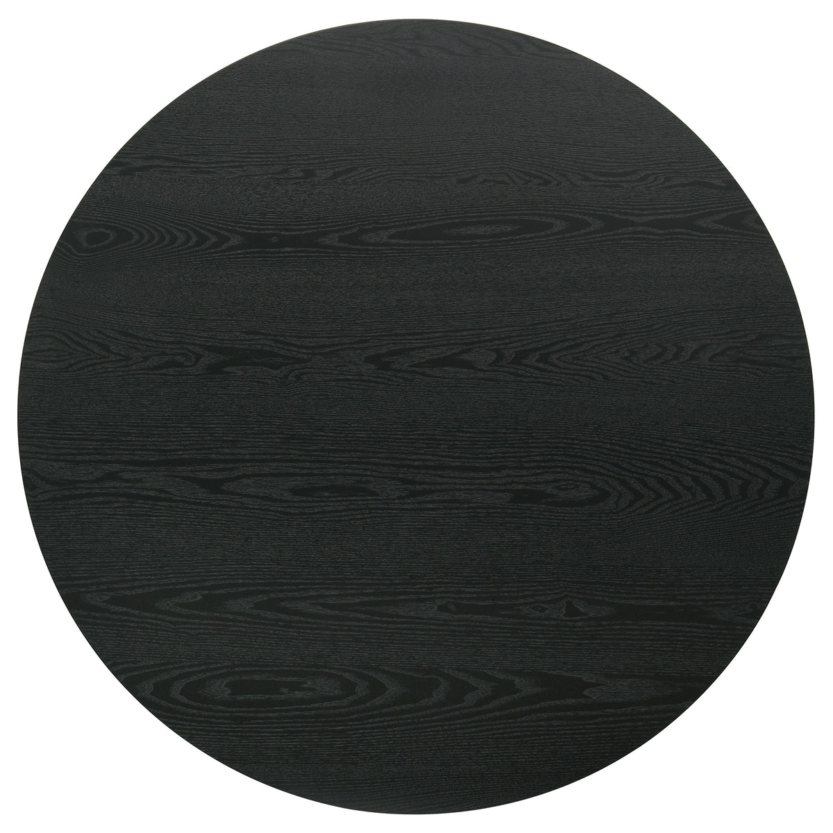 Hamlyn 43" Round Counter Height Dining Table & 5-Piece Sets - Black Fluted Pedestal with Upholstered Chairs – view 15