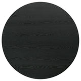Hamlyn 43" Round Counter Height Dining Table & 5-Piece Sets - Black Fluted Pedestal with Upholstered Chairs – view 15