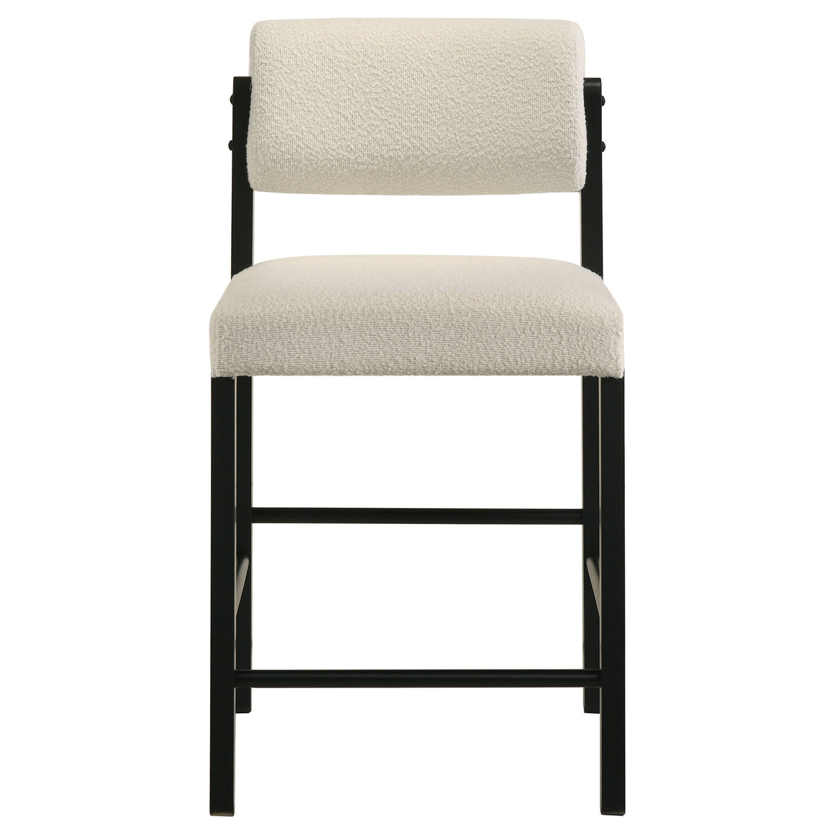 Hamlyn 43" Round Counter Height Dining Table & 5-Piece Sets - Black Fluted Pedestal with Upholstered Chairs – view 17