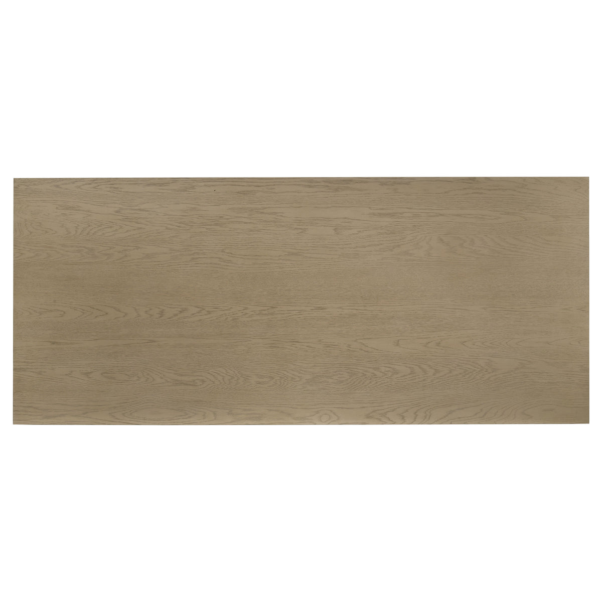 Decker 82" Slab-Top Dining Table & 7-Piece Sets - Natural Oak with Cream, Black or Grey Upholstered Chairs – view 10