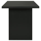 Decker 70" Counter Height Dining Table & 7-Piece Sets - Black Slab Top with Upholstered Counter Chairs – view 8