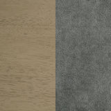 Redbridge Channel-Tufted Grey Velvet Dining Side Chairs (Set of 2) - Natural Oak or Walnut Wood Frame – view 13