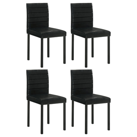 Garza Space-Saving Dining Table & 5-Piece Sets - Set of 4 Side Chairs
