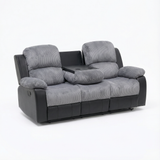 Bloom Love Seat & Sofa Set Recliner with Console Cup Holders