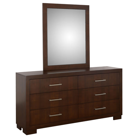 Jessica LED Platform Bed & Bedroom Sets - Dresser + Mirror