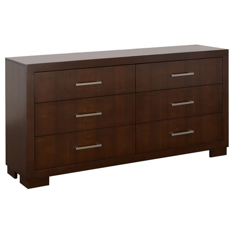 Jessica LED Platform Bed & Bedroom Sets - 6-Drawer Dresser