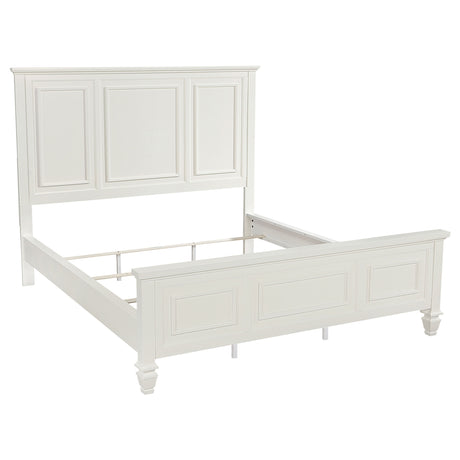 Sandy Beach Carved Panel or Storage Bed & Bedroom Sets - California King Panel Bed Only