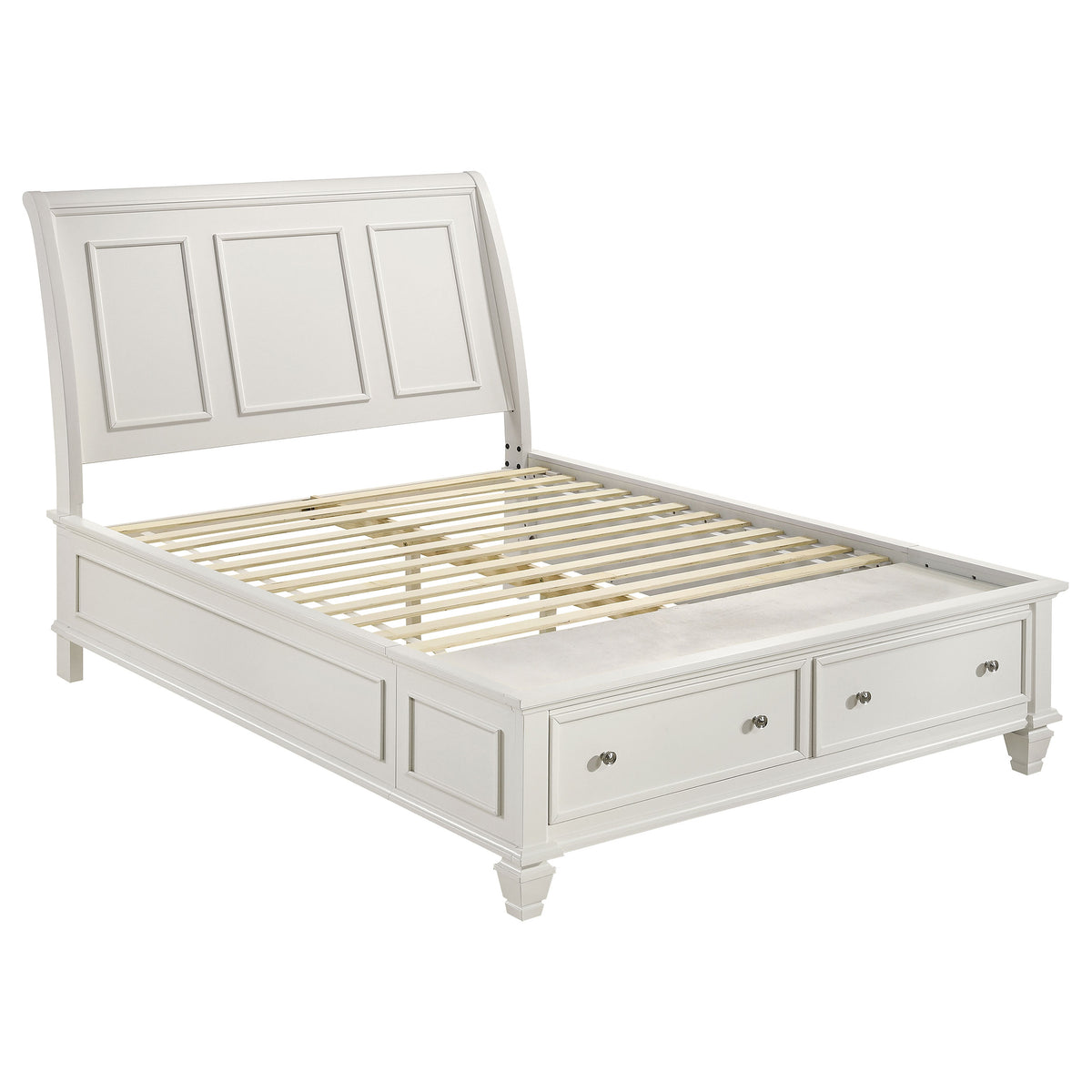 Sandy Beach Carved Panel or Storage Bed & Bedroom Sets - Queen Storage Bed Only