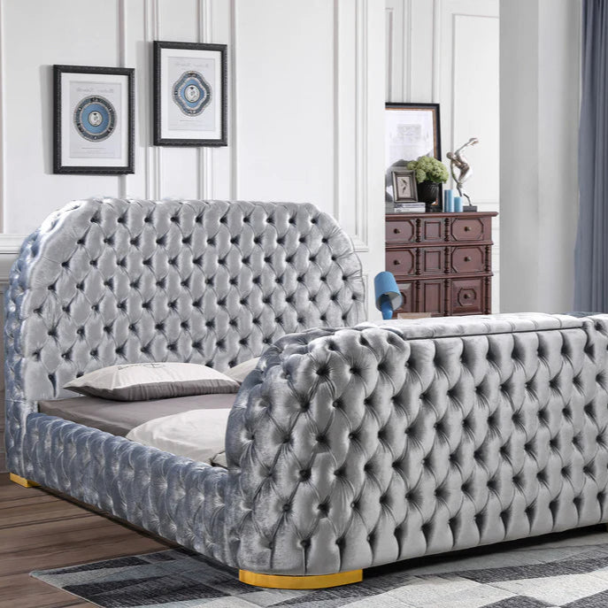 Leon Velvet Bed