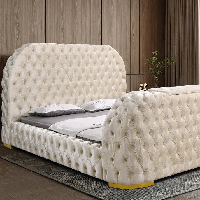 Leon Velvet Bed
