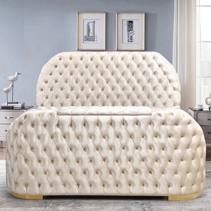 Leon Velvet Bed