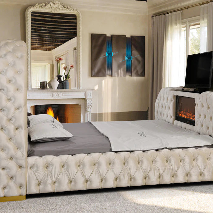 Leon Velvet Bed