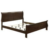 Louis Philippe Sleigh Bed & Bedroom Sets - Eastern King Bed Only