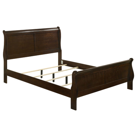 Louis Philippe Sleigh Bed & Bedroom Sets - Queen Bed Only