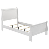 Louis Philippe Sleigh Panel Bed & Bedroom Sets - Twin Bed Only