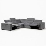 Bayonne Power Motion Corduroy Sectional