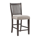 Parker Wood Dining Room Set with Upholstered 4 Chairs & Bench