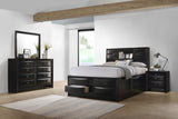 Briana Bookcase Storage Bed & Bedroom Sets - Queen