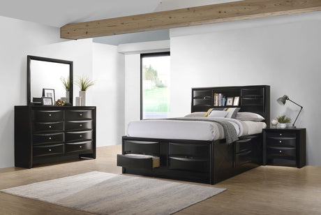 Briana Bookcase Storage Bed & Bedroom Sets - Queen