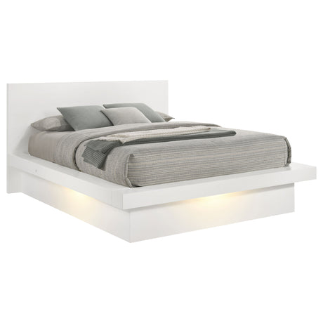 Jessica LED Platform Bed & Bedroom Sets - Queen LED Platform Bed Only