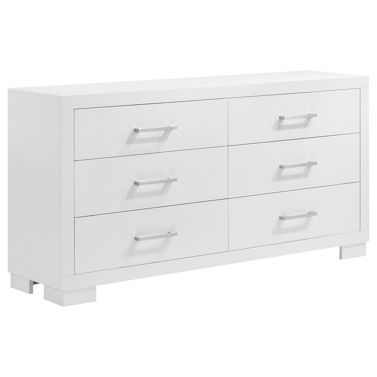 Jessica LED Platform Bed & Bedroom Sets - 6-Drawer Dresser