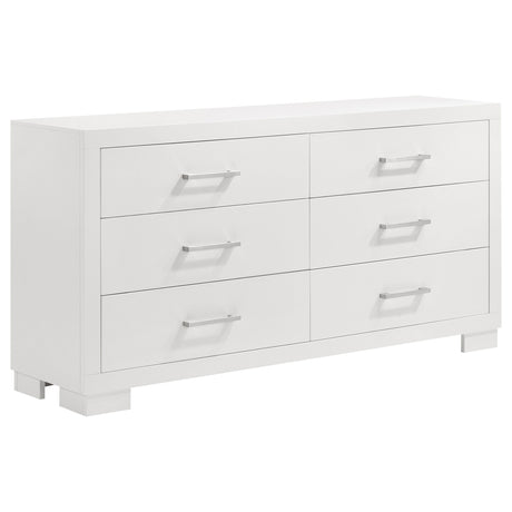 Jessica LED Platform Bed & Bedroom Sets - 6-Drawer Dresser