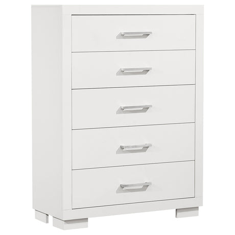 Jessica LED Platform Bed & Bedroom Sets - 5-Drawer Chest