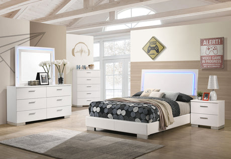 Felicity LED Panel Bed & Bedroom Sets - Full