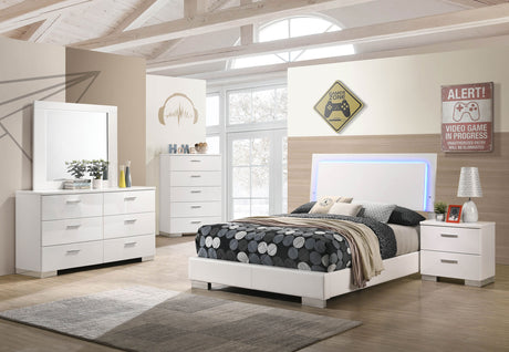 Felicity LED Panel Bed & Bedroom Sets - Full
