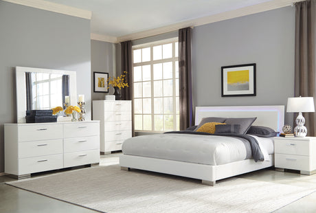Felicity LED Panel Bed & Bedroom Sets - California King