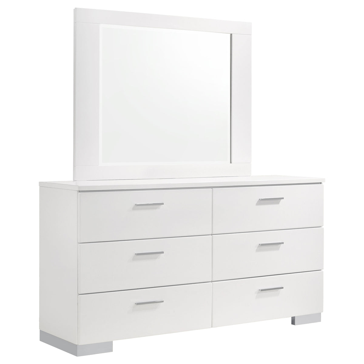 Felicity Bedroom Storage - Dresser + Mirror