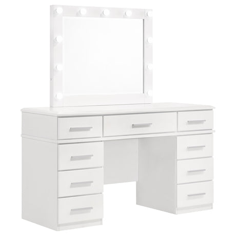Felicity Bedroom Storage - Vanity Table + Lighted Mirror