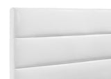 Felicity Storage Platform Bed & Bedroom Sets - 2-Drawer Channel-Tufted Bed in White High Gloss – view 15