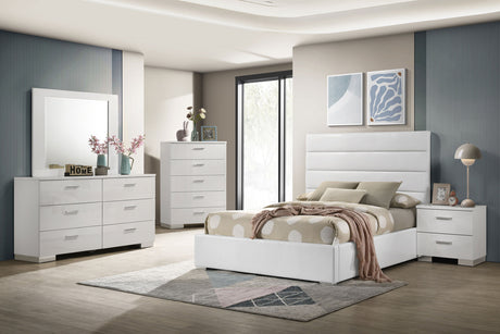 Felicity Channel-Tufted Platform Bed & Bedroom Sets - Full