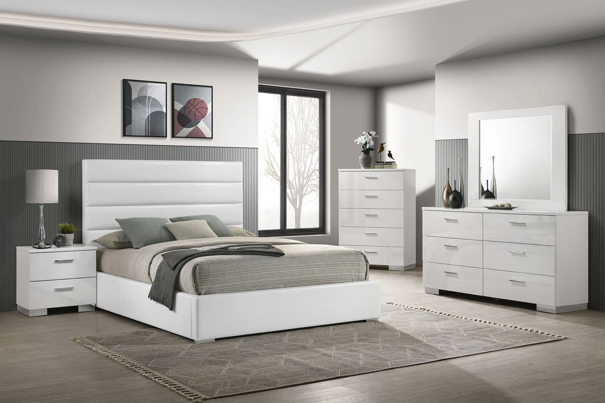 Felicity Channel-Tufted Platform Bed & Bedroom Sets - California King