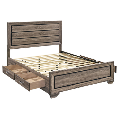 Kauffman Panel or Storage Bed & Bedroom Sets - Queen Storage Bed Only