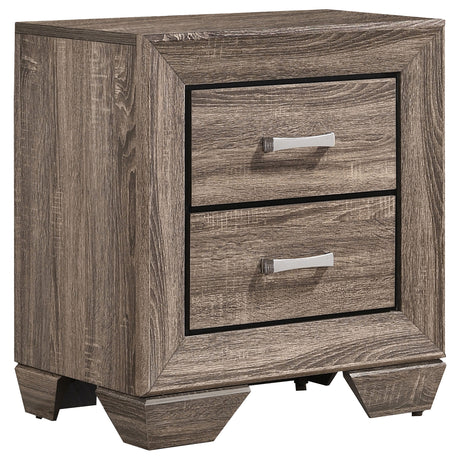 Kauffman Panel or Storage Bed & Bedroom Sets - 2-Drawer Nightstand