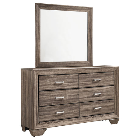 Kauffman Panel or Storage Bed & Bedroom Sets - Dresser + Mirror