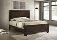 Kauffman Panel or Storage Bed & Bedroom Sets - Dark Cocoa with Black Recessed Grooves, Queen to California King - lifestyle